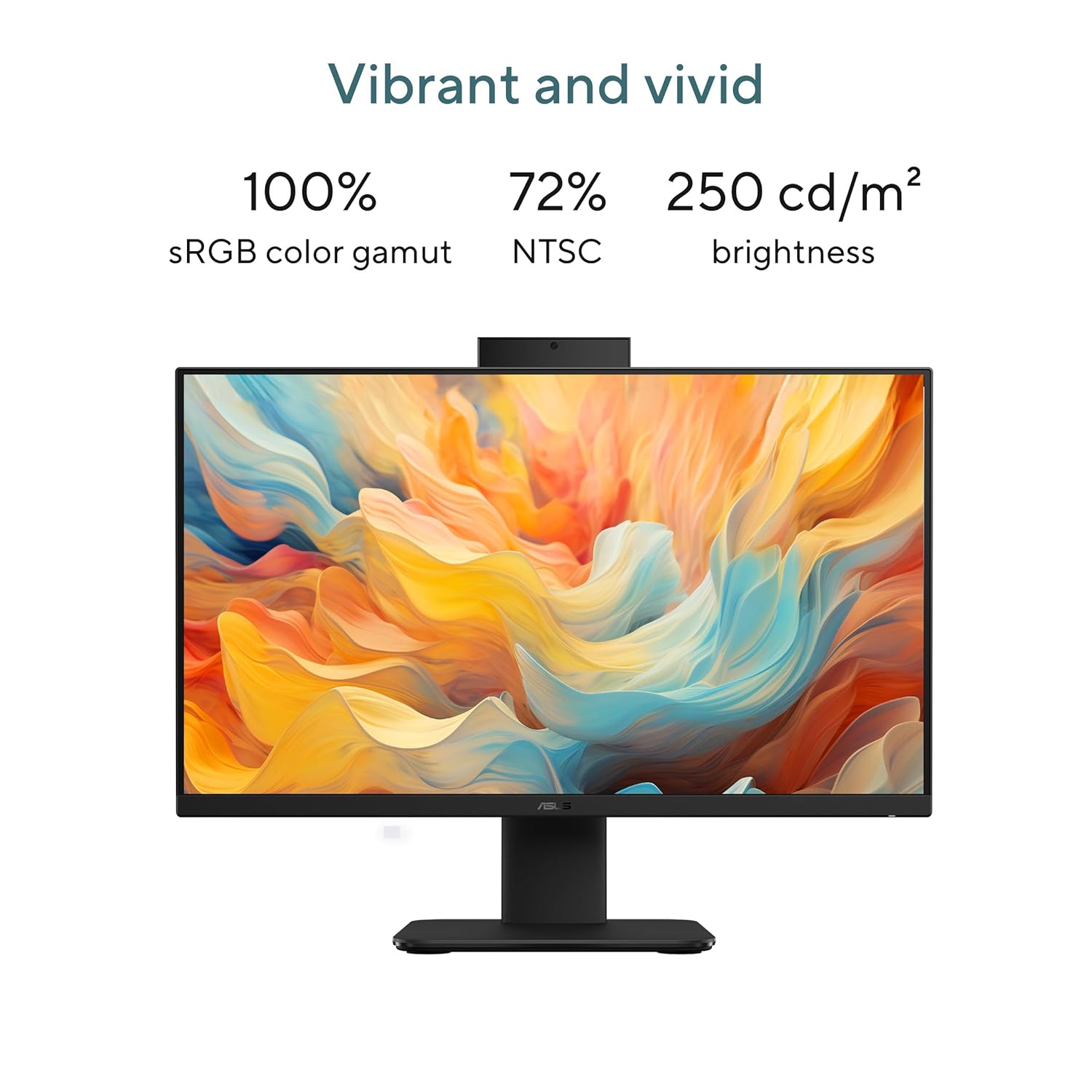 ASUS AiO V440,13th Gen Intel Core i3-1315U, 23.8" FHD,100Hz,All-in-One PC(8GB RAM/512GB SSD/Windows 11/Office 24/Retractable Camera/with Wired Keyboard & Mouse/M365 Basic (1Year)*) V440VAB-KBPC002WS - Image 10