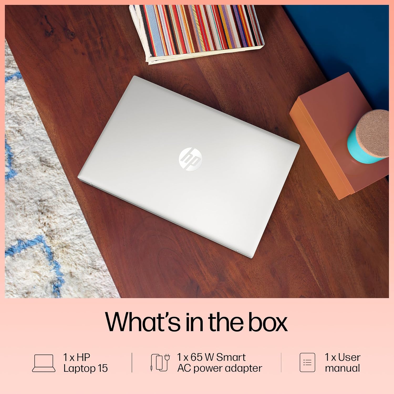 HP 15, 13th Gen Intel Core i5-1335U (16GB DDR4, 512GB SSD) FHD, Anti-Glare, Micro-Edge, 15.6''/39.6cm, Win11, M365 Basic(1yr)* Office24, Silver,1.59kg, fd0577TU, Iris Xe, FHD Camera w/Shutter Laptop - Image 11