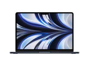 2022 Apple MacBook Air Laptop with M2 chip: 13.6-inch Liquid Retina Display, 16GB RAM, 256GB SSD Storage, Backlit Keyboard, 1080p FaceTime HD Camera. Works with iPhone and iPad; Midnight