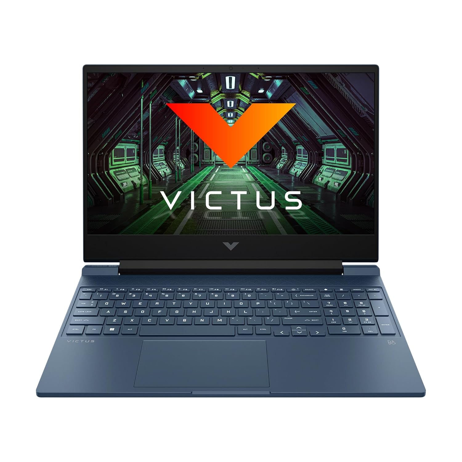 HP Victus Gaming Laptop, AMD Ryzen 5 5600H, AMD 4GB Radeon RX 6500M Graphics, 15.6-inch (39.6 cm), FHD, IPS, 8GB DDR4, 512GB SSD, Backlit KB, B&O (Win 11, Blue, 2.29 kg), fb0147AX, fb0184ax
