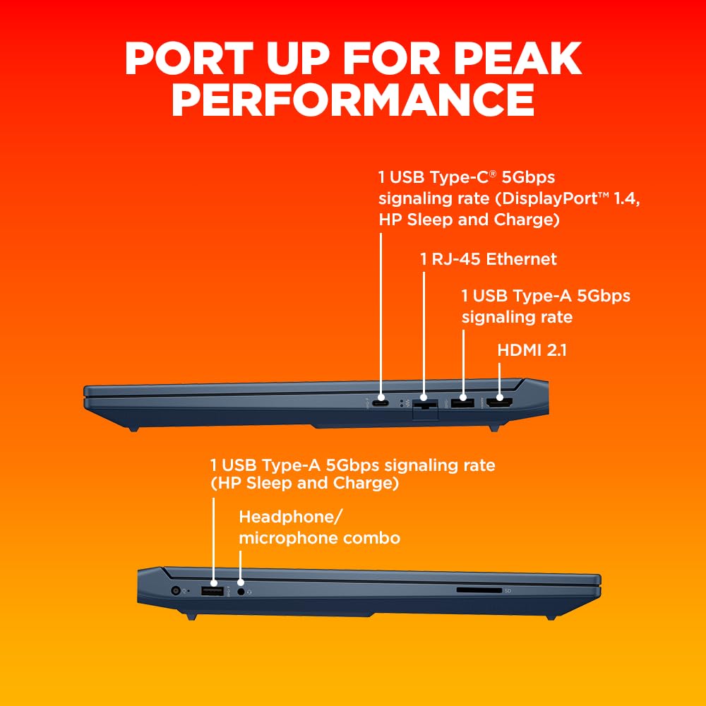 HP Victus Gaming Laptop, AMD Ryzen 5 5600H, AMD 4GB Radeon RX 6500M Graphics, 15.6-inch (39.6 cm), FHD, IPS, 8GB DDR4, 512GB SSD, Backlit KB, B&O (Win 11, Blue, 2.29 kg), fb0147AX, fb0184ax - Image 14