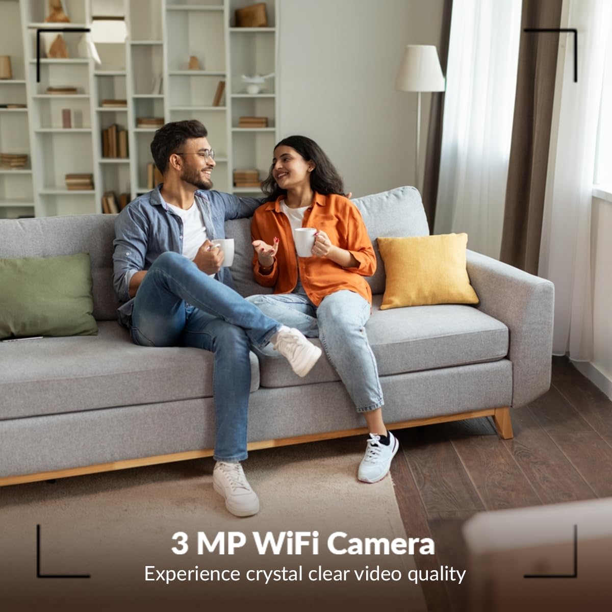 CP PLUS 3 MP Resolution Smart Wi-fi Bulb Security Camera | 360° View | 2 Way Talk | Motion Tracking & Detection Alert | Built-in Siren | Advanced Night Vision | IR Distance 15 Mtr. | CP-T31A - Image 8