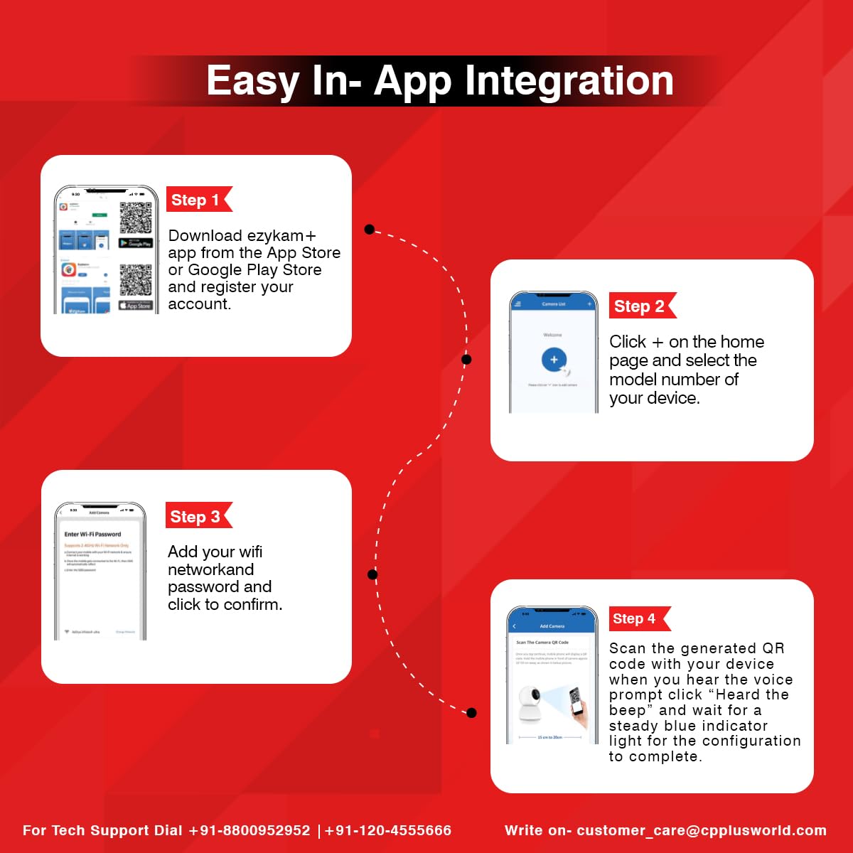 CP PLUS 3 MP Resolution Smart Wi-fi Bulb Security Camera | 360° View | 2 Way Talk | Motion Tracking & Detection Alert | Built-in Siren | Advanced Night Vision | IR Distance 15 Mtr. | CP-T31A - Image 4