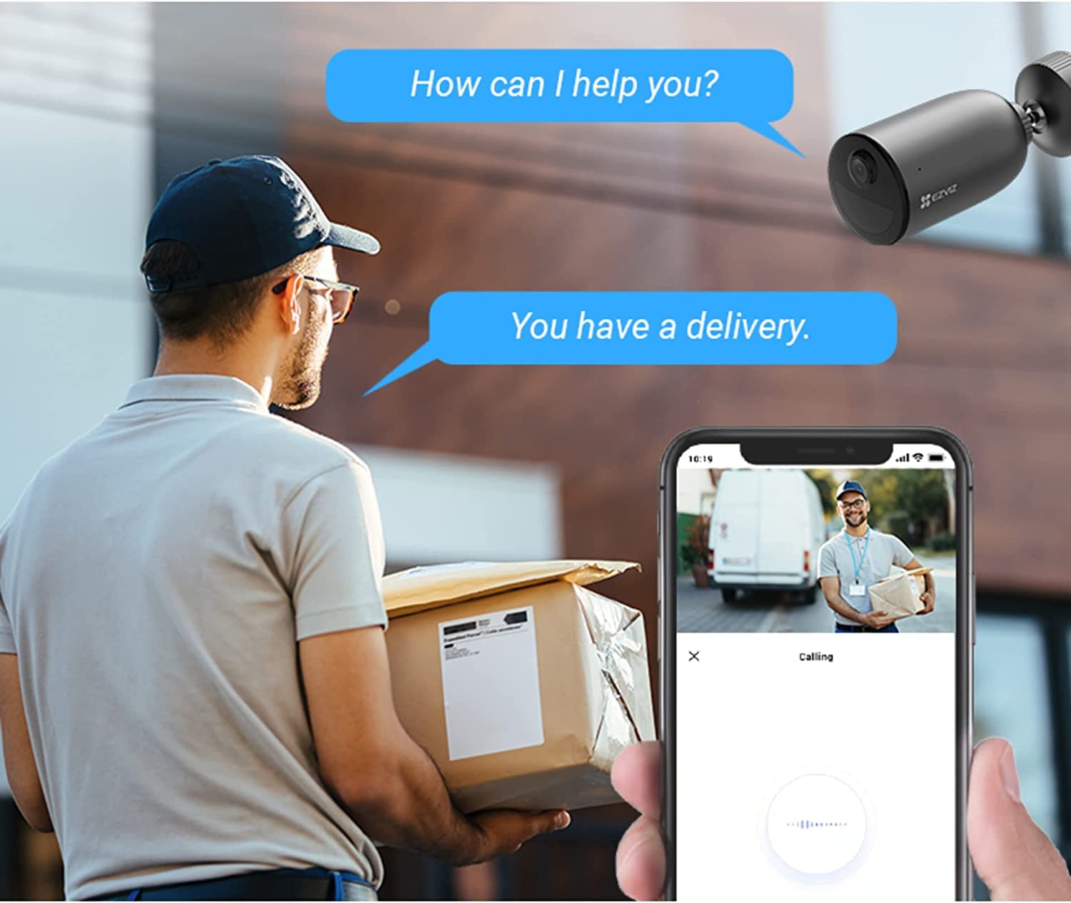 Ezviz WiFi Camera, Outdoor Security Camera, 2K Wireless Battery Powered CCTV Camera, Color Night Vision, 2-Way Talk, Human Detection, Active Defense, Weatherproof, 256G SD/iCloud Storage, Alexa, EB3 - Image 5