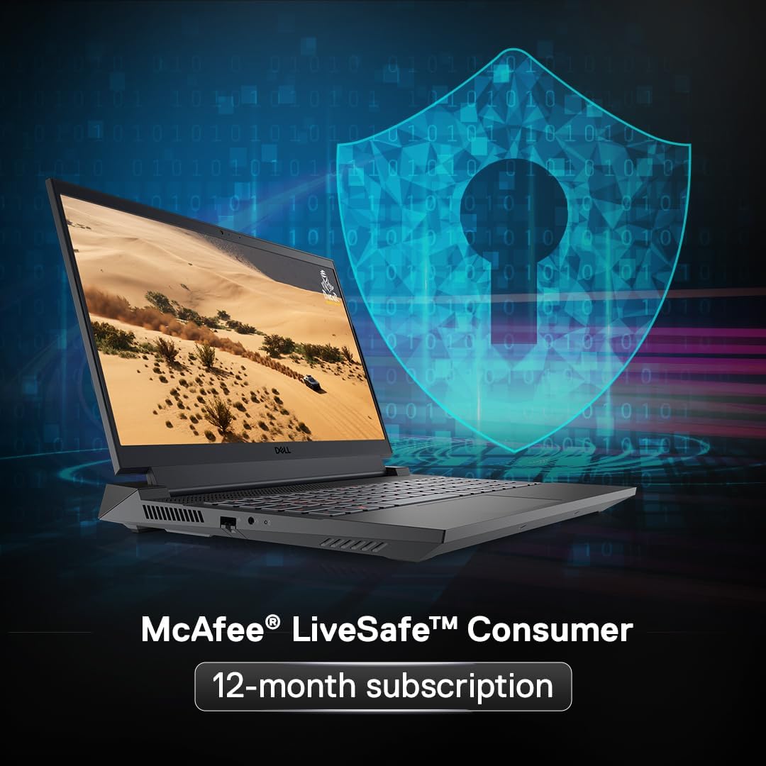 Dell G-series-15-5530-laptop - 15.6-inch FHD, Intel Core i5-13450HX, 16GB DDR5 RAM, 1TB SSD, NVIDIA GeForce RTX 3050, Orange Backlit Keyboard & G-Key, Windows 11 Home, Dark Shadow Gray, 2.65 Kg - Image 7